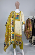 Row Silk 3 Piece Suit Set