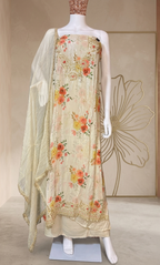 Gul-e-Ivory Handwork Unstitched Suit Set