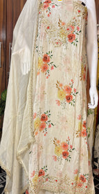 Gul-e-Ivory Handwork Unstitched Suit Set