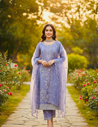Mah-e-Lavender Grace Suit Set