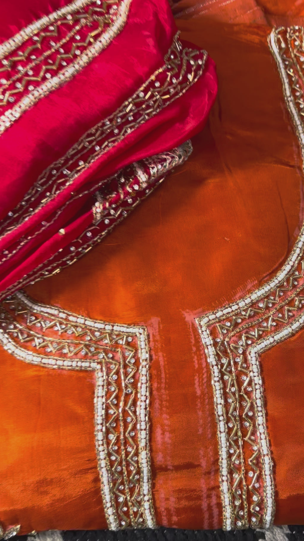 Wedding Trousseau Uppada Unstitched Silk Suit