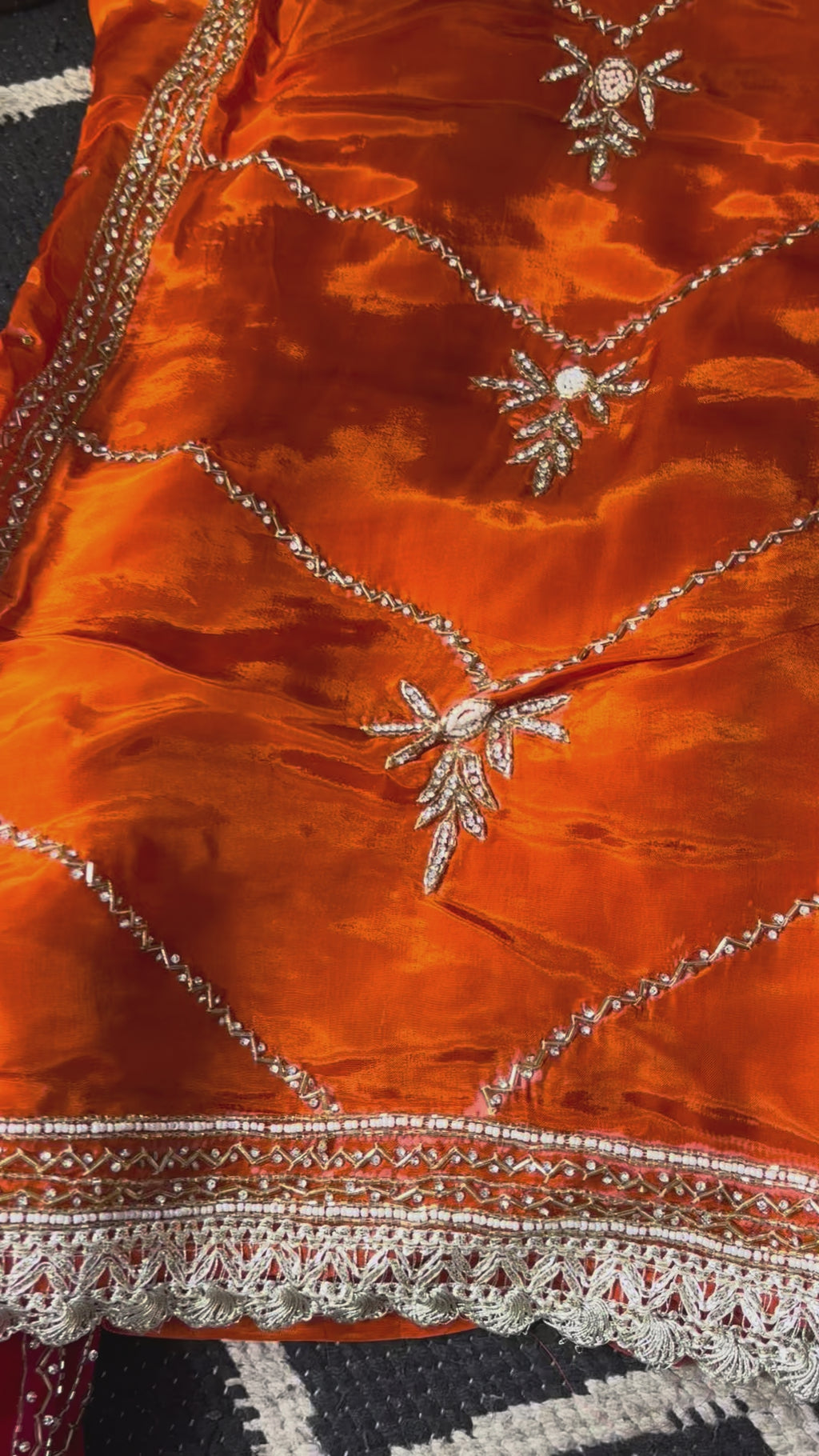 Wedding Trousseau Uppada Unstitched Silk Suit